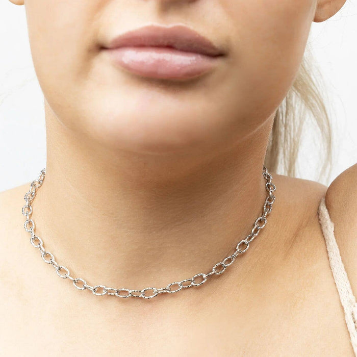 18K Gold PVD Stainless Steel Cable Link Chain Necklace