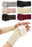 Women's Faux Fur Cable Braided Knitted Fingerless Arm Warmer