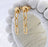 14K Gold Filled PLUS Paperclip Earrings