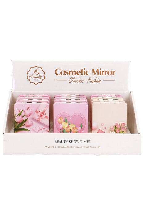 Pastel Tulips and Gifts Makeup Mirror