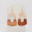 Geometric Shape Resin Wooden Stick Dangle Earrings