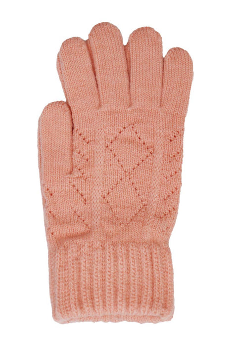 Diamond Vent Slit Fingertip Touchscreen Gloves