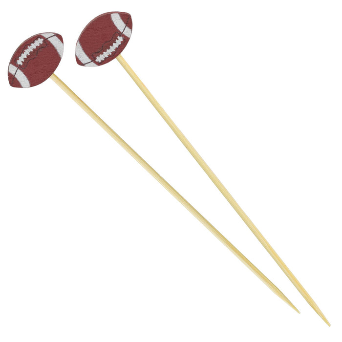 Football Cocktail Picks Pk of 25 Bucket /12