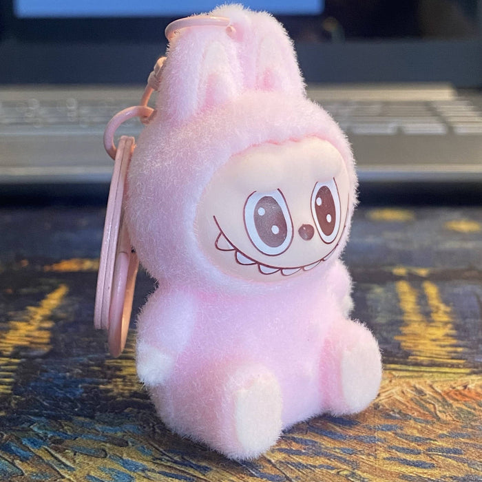 4-6cm Sitting Labubu Inspired Pendant/Keychain/Bag Charm