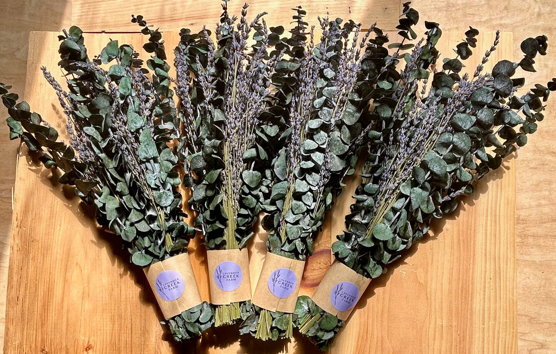 Dried Lavender and Eucalyptus Bouquets