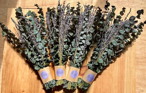 Dried Lavender and Eucalyptus Bouquets