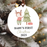Baby's First Christmas Ornament 2025 | Woodland Reindeer