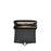 Lock - Recycled Vegan Backpack - Black Pebbled