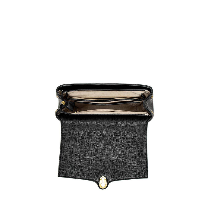 Lock - Recycled Vegan Backpack - Black Pebbled