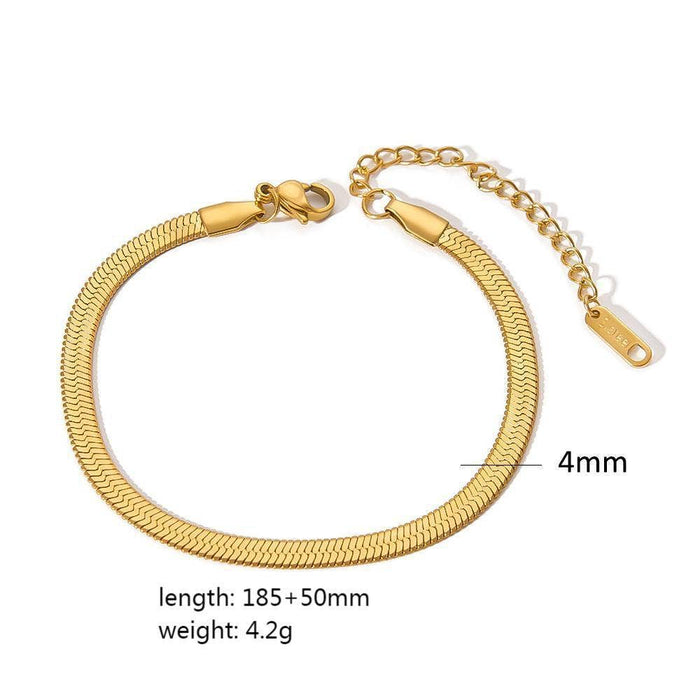 Multi Style 18K Gold Plated SS Chain DIY Accessories - FGS