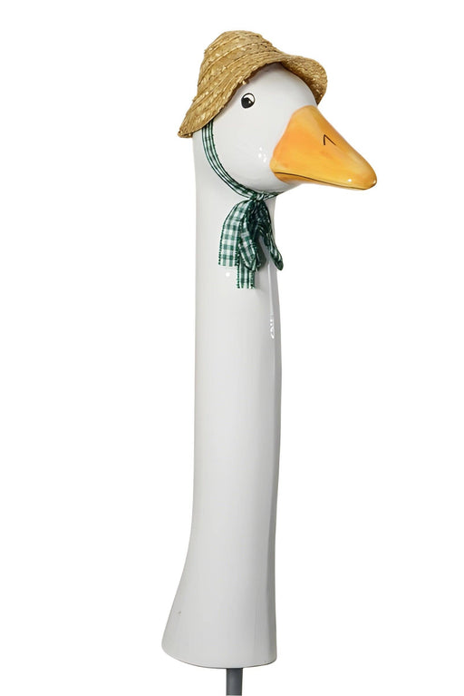 Goose with Straw Hat