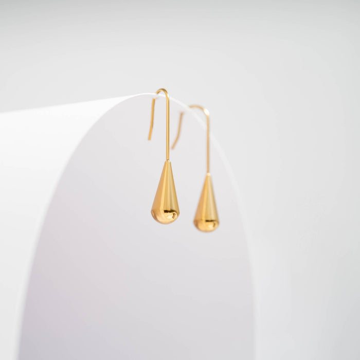 18K Gold PVD Stainless Steel Drop Earrings