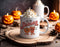 Tis The Season -  Cute Halloween Pumpkin Coffee Mug KTJ07