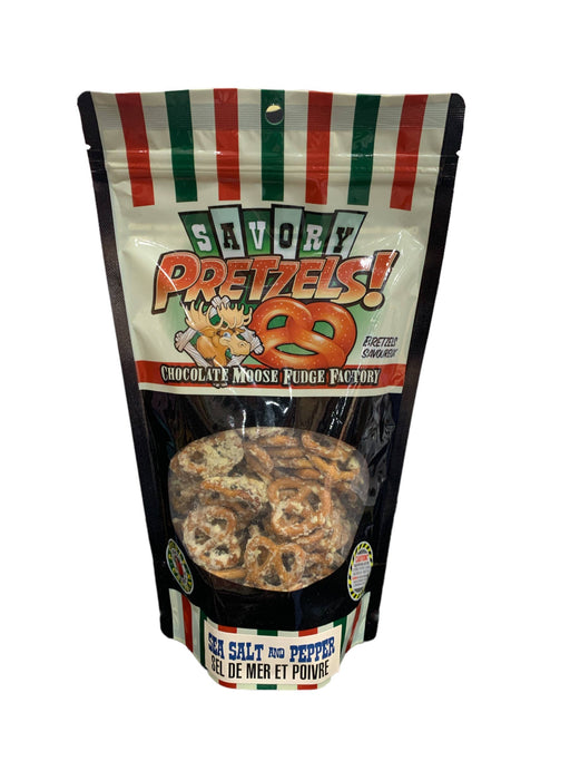 Savory Pretzels - Sea Salt & Cracked Pepper  200g