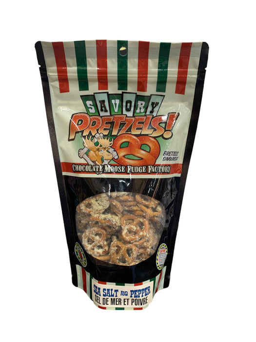 Savory Pretzels - Sea Salt & Cracked Pepper  200g