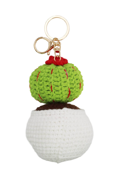 Large Emotional Support Pot Crochet Key Chain