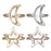 Star Moon Outline Ring Display