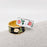 Tulip Enamel Flowers Stainless Steel Ring - FGS