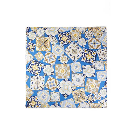 Ceramic Tile Patchwork Square Scarf