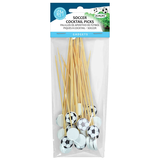 Soccer Cocktail Picks Pk of 25 Bucket /12