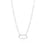18K Gold PVD Paperclip Carabiner Necklace
