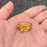 Abalone Shell Leaf Shape 18K Gold Plated S.Steel Ring - FGS