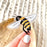 Clear Honey Bee Sticker 2x2.25in