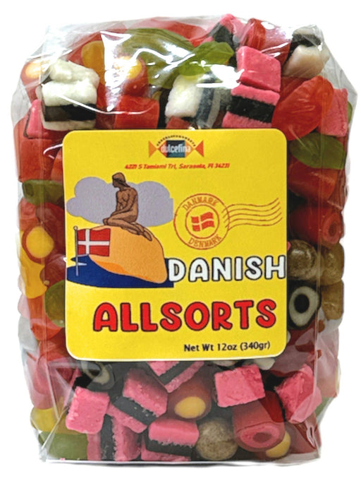 Danish Licorice Allsorts 12oz Bag