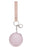 Pearlescent Macaron Compact Mirror Key Chain