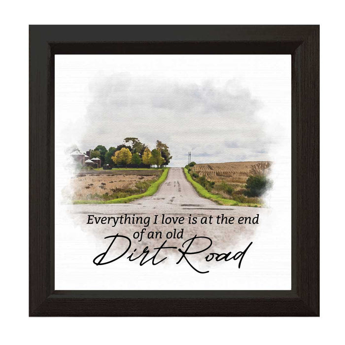 Dirt Road | Wood Sign
