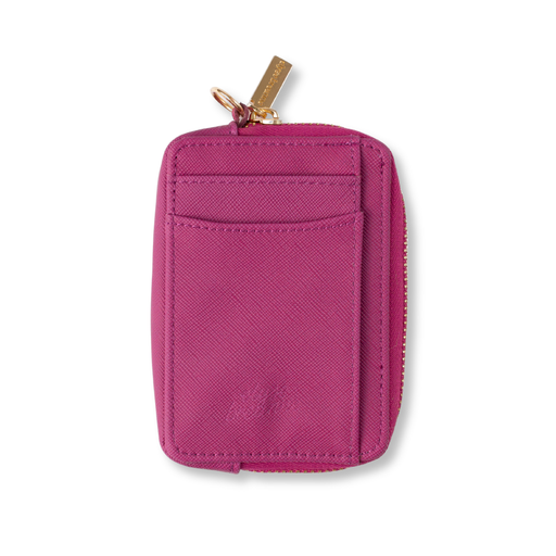 Raspberry Zip Wallet