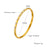 Multi Style 18K Gold Plated Stainless Steel Cuff Bangles-FGS