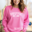 Swiftie 1989 Sweatshirt | Swiftie Merch | Safety Pink