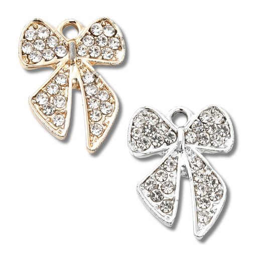 Bow Diamond Charm