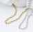 18K Gold PVD Stainless Steel Cable Link Chain Necklace