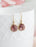 Glass Pear Drop Earrings | Rope Teardrop Earring