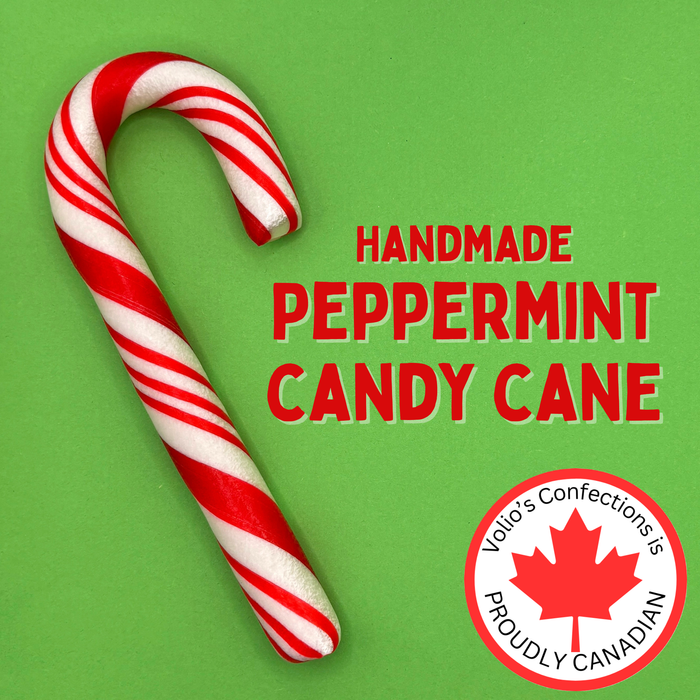Peppermint Large Handmade Candy Cane