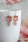 Art Deco Earrings | Square Jewel with Glass Leaf Drop