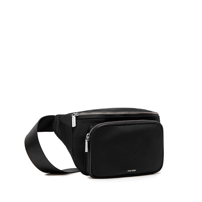 Aaliyah - Recycled Nylon Fanny Pack - Black Nylon