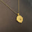 18K Golden Stainless Steel Sun Charm Necklace - FGS/MS