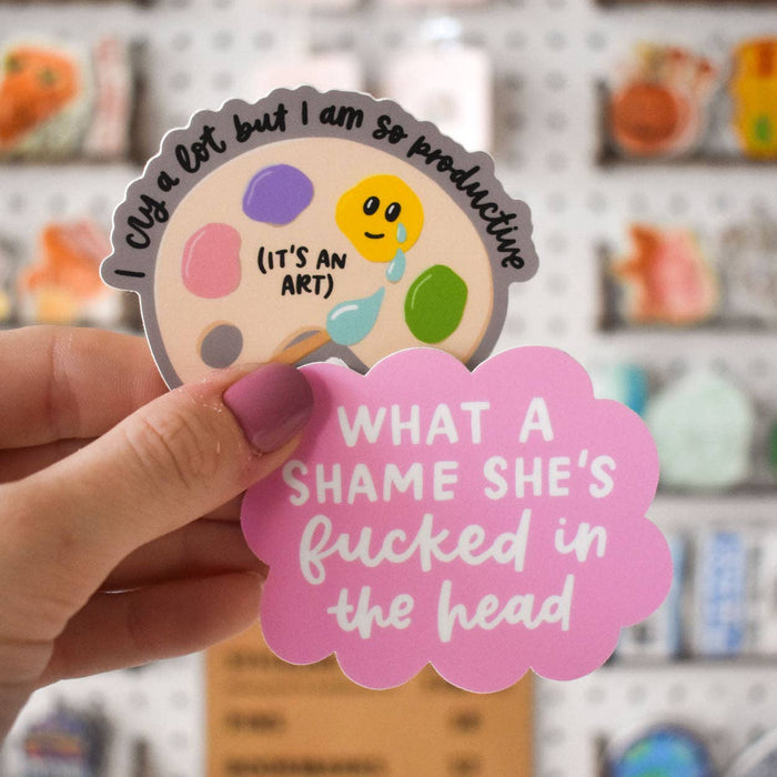 Fucked In The Head Sticker