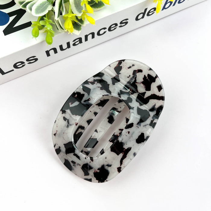 Flat Round Hair Clip, Spring and Autumn Claw Clip