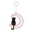 Cat Sitting on Cresent Moon Suncatcher