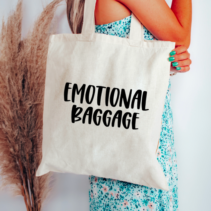 Emotional Baggage Tote Bag | Mental Health