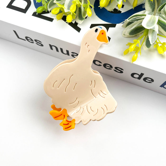 Cute Duck Hair Clip,Acetate Animal Hair Claw