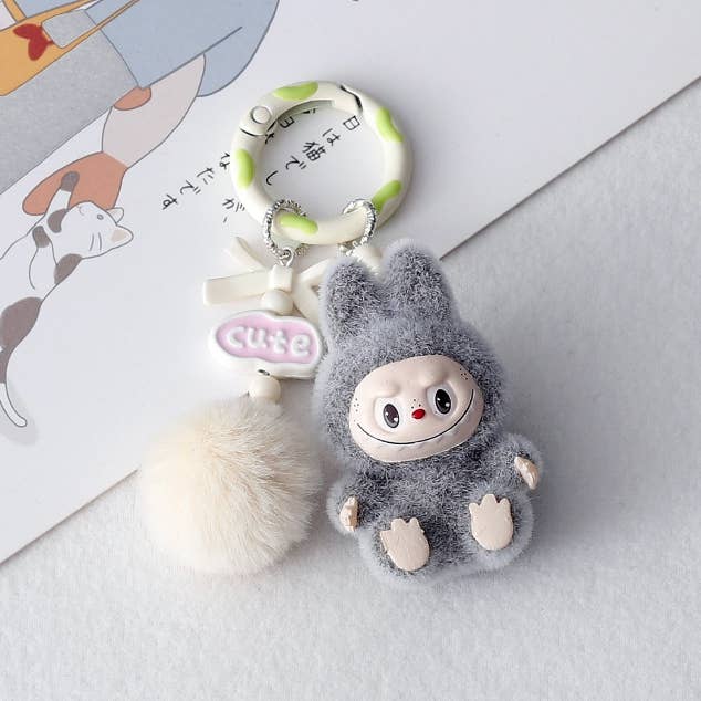 4" Labubu Inspired Pendant/Keychain/Bag Charm