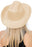 Plain Faux Felt Cowboy Wide Brim Hat