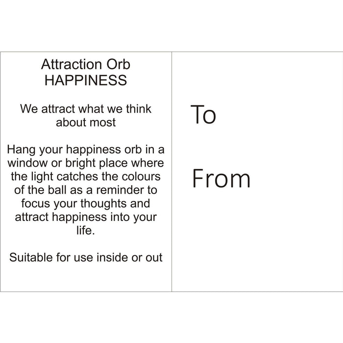 10cm Attraction Orb - Happiness
