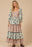 FLORAL PRINT MAXI TIERED DRESS