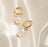 18K Gold PVD Freshwater Pearl Huggie Earrings